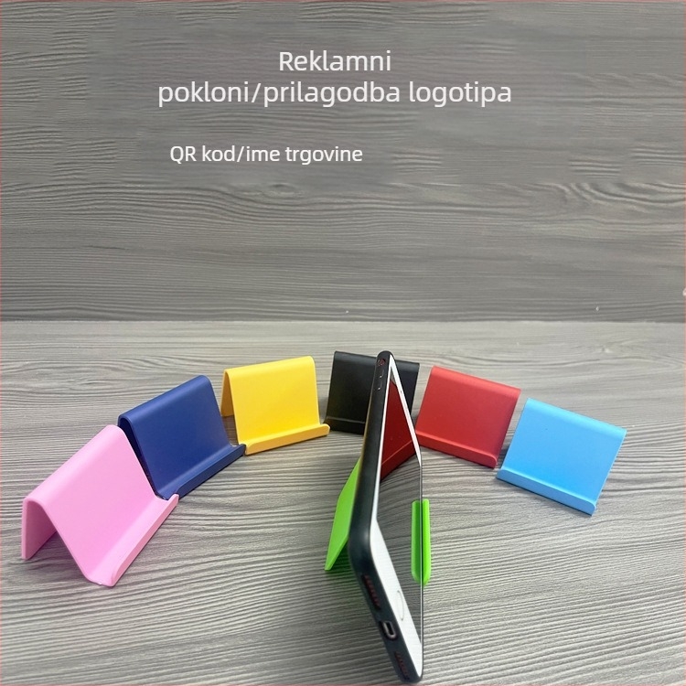 Ditui držač za mobitel s otisnutim logotipom, jednostavnim prijenosnim držačem za mobitel s velikim brojem poklona i logotipa