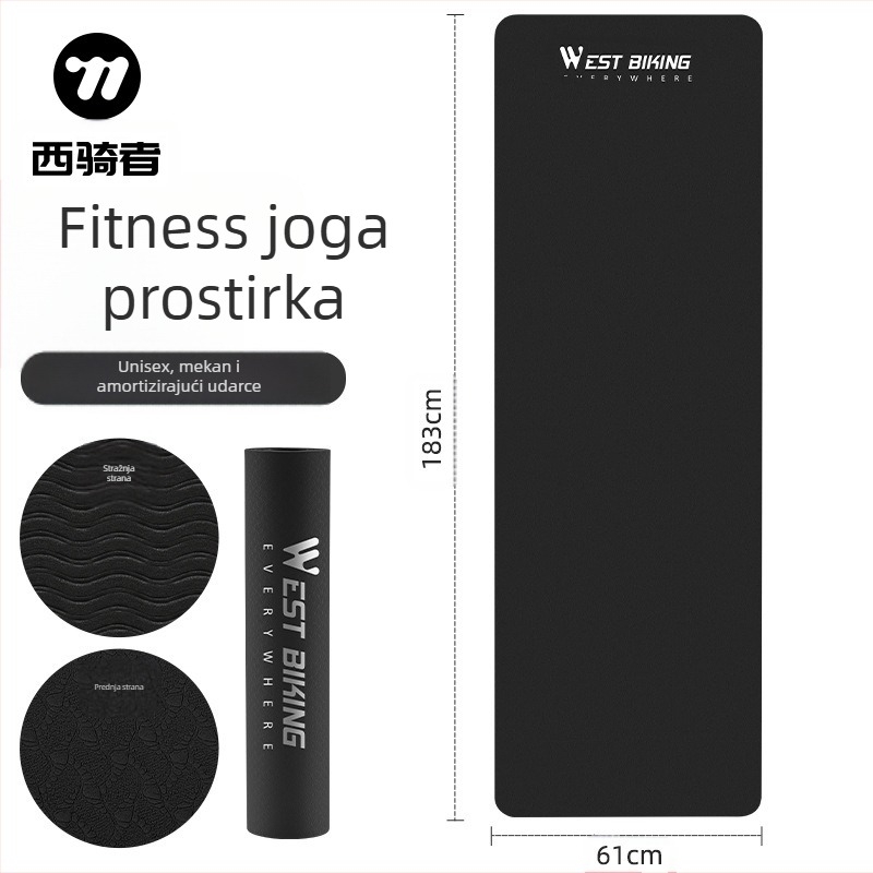 Western rider sportska fitness prostirka za jogu TPE prostirka za fitness neklizajuća prostirka za jogu biciklistička platforma prostirka za dom