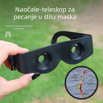 Nove ribolovne teleskopske naočale, stil, visoke snage, visoke razlučivosti, slabo osvjetljenje, noćni vid, ribolovne naočale, vanjske, prijenosne