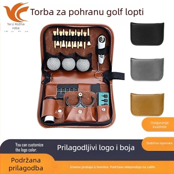 Prekogranična kožna torba za golf, prijenosna vanjska višenamjenska torba za golf s tiskom logotipa