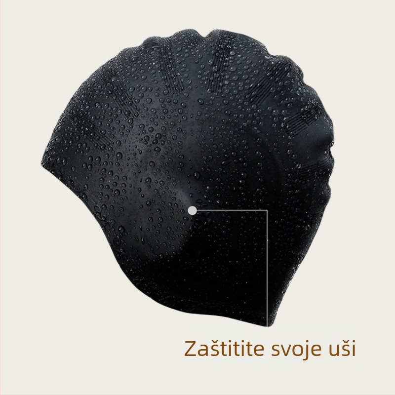 2025 Nova zaštita za uši, kapa za plivanje, ekskluzivna prekogranična vodootporna kapa za plivanje s kodom za TikTok opremu za plivanje, novi proizvod koji se najviše prodaje
