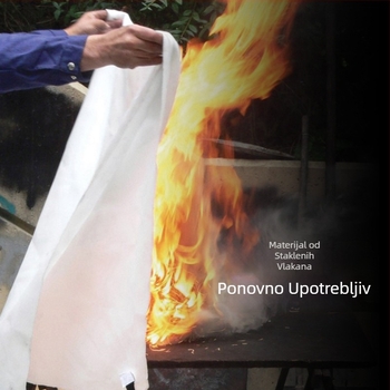 Protivpožarna deka od staklenih vlakana Protivpožarna deka za bijeg Deka za hitne slučajeve Kućanska komercijalna protupožarna deka Posebna tvornička opskrba