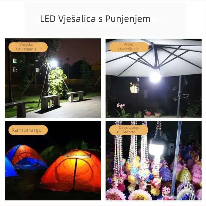 Prekogranično prijenosno svjetlo za kampiranje s kukom, višenamjensko svjetlo za astigmatizam, meko svjetlo, alat za popravak štanda