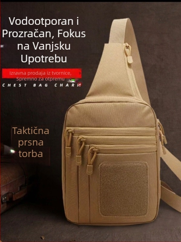 Shuna 2024 Nova zvijezda, taktička sportska torba za rame istog stila, laserska torba za prsa, pustinjska kamuflažna torba za putovanja, vodootporna