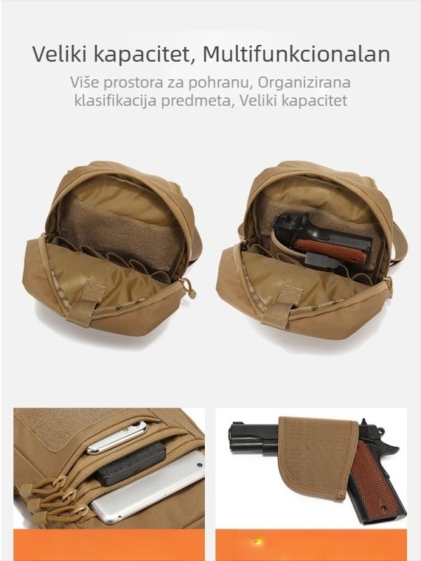 Shuna 2024 Nova zvijezda, taktička sportska torba za rame istog stila, laserska torba za prsa, pustinjska kamuflažna torba za putovanja, vodootporna