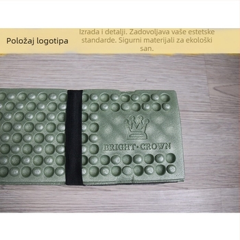 Prijenosna prostirka za jaja za kampiranje na otvorenom, otporna na vlagu, zadebljana sklopiva prostirka za šator, lagana i izdržljiva