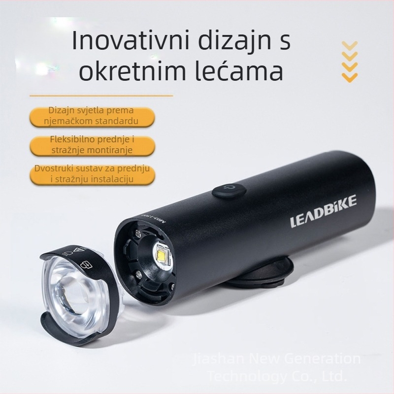 Impression Cycling Novi proizvod Aluminijska legura Cestovno-brdsko biciklističko prednje svjetlo 1500 lumena Visokosvijetla svjetiljka može se okrenuti naopako