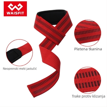 Sportski pojas za vježbanje s jakim povlačenjem, za odrasle, za trening napetosti utega, za čučanj, neklizajući pojas za hvatanje