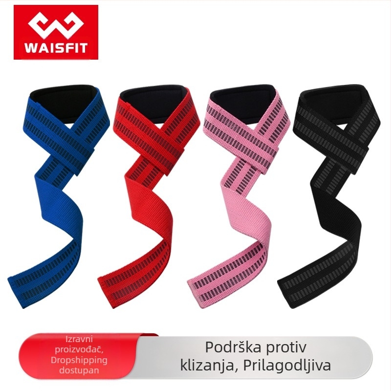 Sportski pojas za vježbanje s jakim povlačenjem, za odrasle, za trening napetosti utega, za čučanj, neklizajući pojas za hvatanje