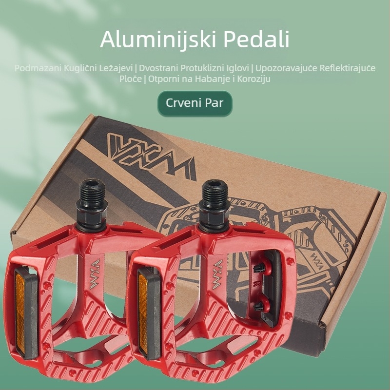 Pedala za bicikl za brdski cestovni bicikl s kugličnim ležajem od aluminijske legure, univerzalna pedala, pribor za pedale