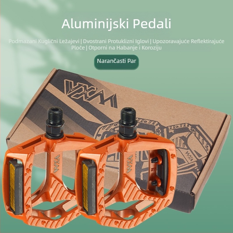 Pedala za bicikl za brdski cestovni bicikl s kugličnim ležajem od aluminijske legure, univerzalna pedala, pribor za pedale