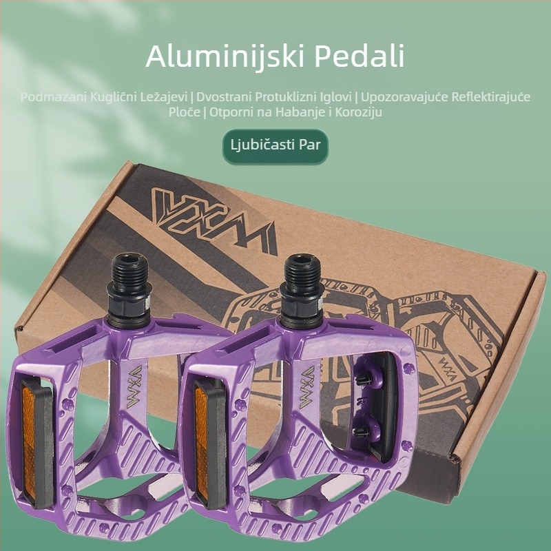 Pedala za bicikl za brdski cestovni bicikl s kugličnim ležajem od aluminijske legure, univerzalna pedala, pribor za pedale
