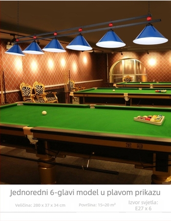 Bilijar lampa Biljarski luster Crni 8 Biljarski luster Biljarski stol Posebna lampa Američka Kineska Crna 8 Bilijar lampa