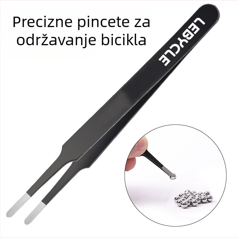 Set zdjela za bicikl, središnja osovina, glavčina, baza tornja, Jack kuglični ležaj, brtveni prsten, rastavljanje i održavanje, pinceta, alat