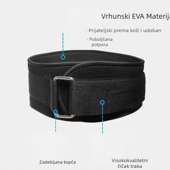 Tvornički izravni fitness pojas za čučanj, dizanje utega, sportski pojas za studentski trening, muški pojas za vježbanje, teško povlačenje, sportska zaštitna oprema