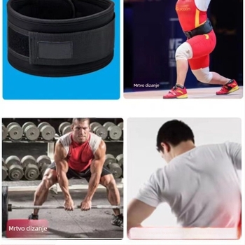 Tvornički izravni fitness pojas za čučanj, dizanje utega, sportski pojas za studentski trening, muški pojas za vježbanje, teško povlačenje, sportska zaštitna oprema