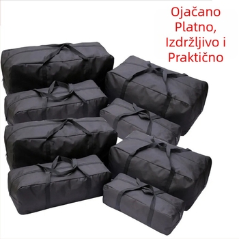 Platnena torba za pohranu velikog kapaciteta za kampiranje, putna torba za pohranu na otvorenom, kampiranje, piknik šator, stol i stolica