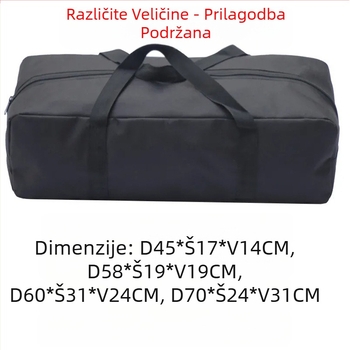 Platnena torba za pohranu velikog kapaciteta za kampiranje, putna torba za pohranu na otvorenom, kampiranje, piknik šator, stol i stolica
