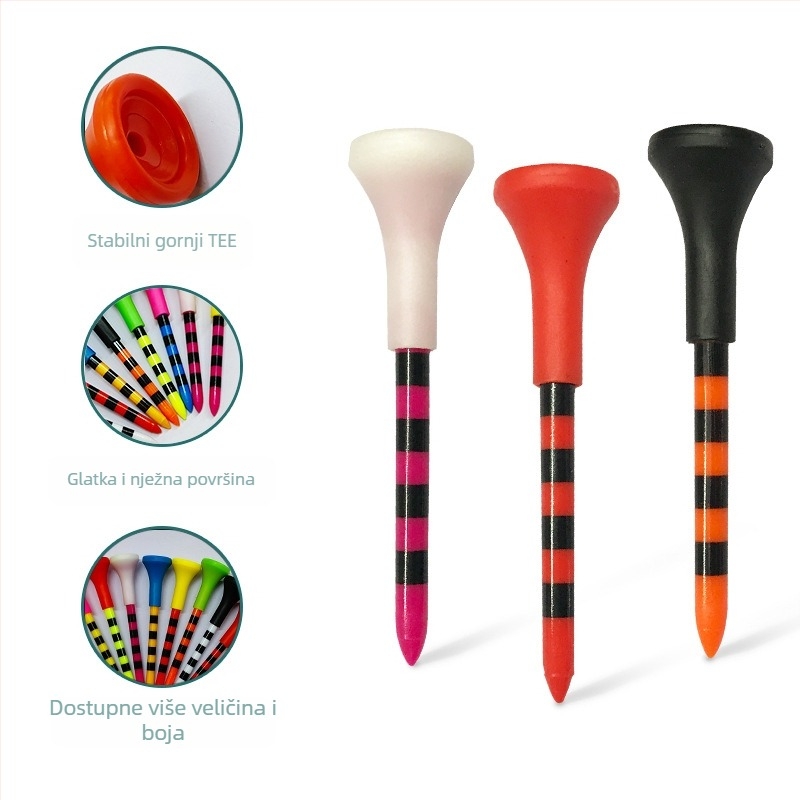 Majica za golf s noktima, plastična, gumena navlaka više veličina, mekana gumena navlaka za slušalice, serviranje loptice za golf