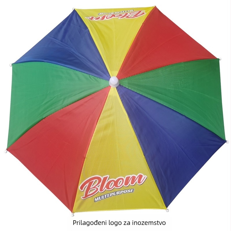 32cm kapa s motivom lubenice, stalak za kišobran, kapa za kišobran, kapa za ribolov, kišobran, izvozni tisak, oglašavanje, kišobran u duginim bojama