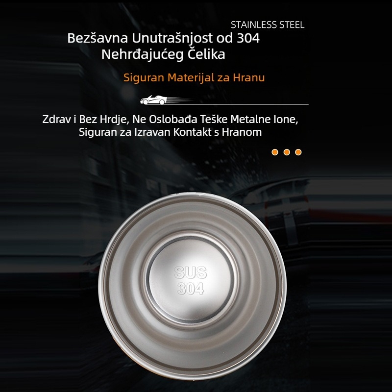 Šalica za brzinu i strast, šalica za vodu velikog kapaciteta od nehrđajućeg čelika, šalica za auto, termosica od slamke, šalica za mjenjač automobila