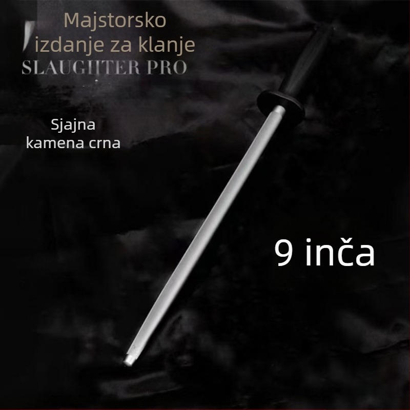 Njemački visokokvalitetni štapić za oštrenje noževa ultra-finog zrna, mesarski profesionalni štapić za blokiranje noževa od volframovog čelika, štapić za oštrenje kućnih kuhinjskih noževa