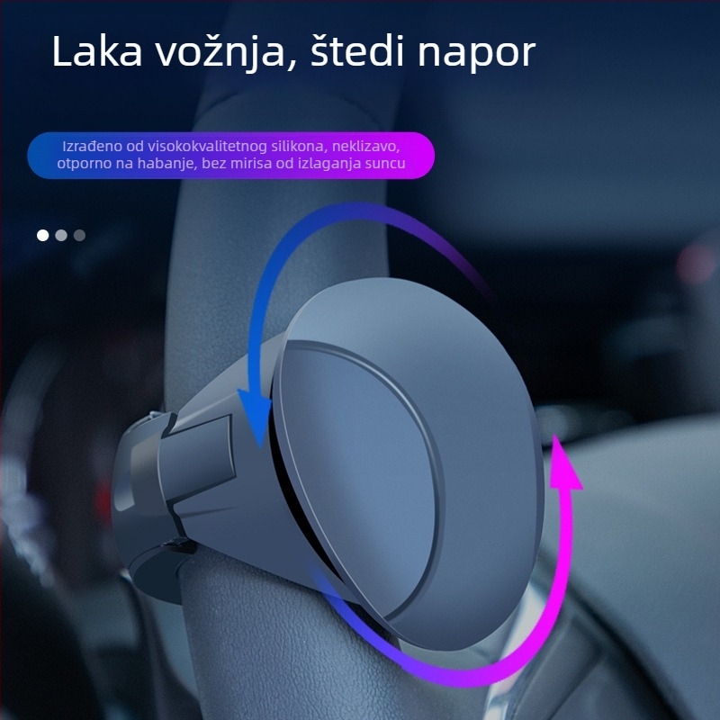 Kuglica za pojačivač volana automobila, višenamjenski vrhunski artefakt vožnje, pomoć pri upravljanju jednom rukom, pomoć pri vožnji, kreativnost