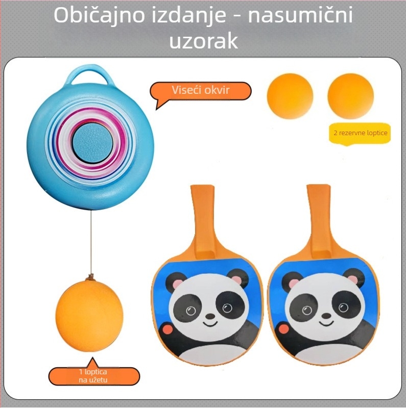 Viseći trenažer za stolni tenis za djecu, za unutarnju upotrebu, sustav senzora za vježbanje roditelja i djeteta, plutajući artefakt, korekcija vida, koordinacija ruku i očiju