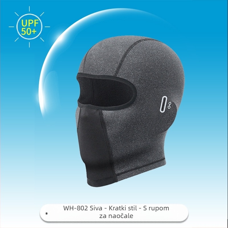 Prekogranična maska za vožnju, ne pomiče se, krema za sunčanje, vjetrootporna, od ledene svile, muška i ženska ljetna anti-ultraljubičasta motociklistička pokrivala za glavu