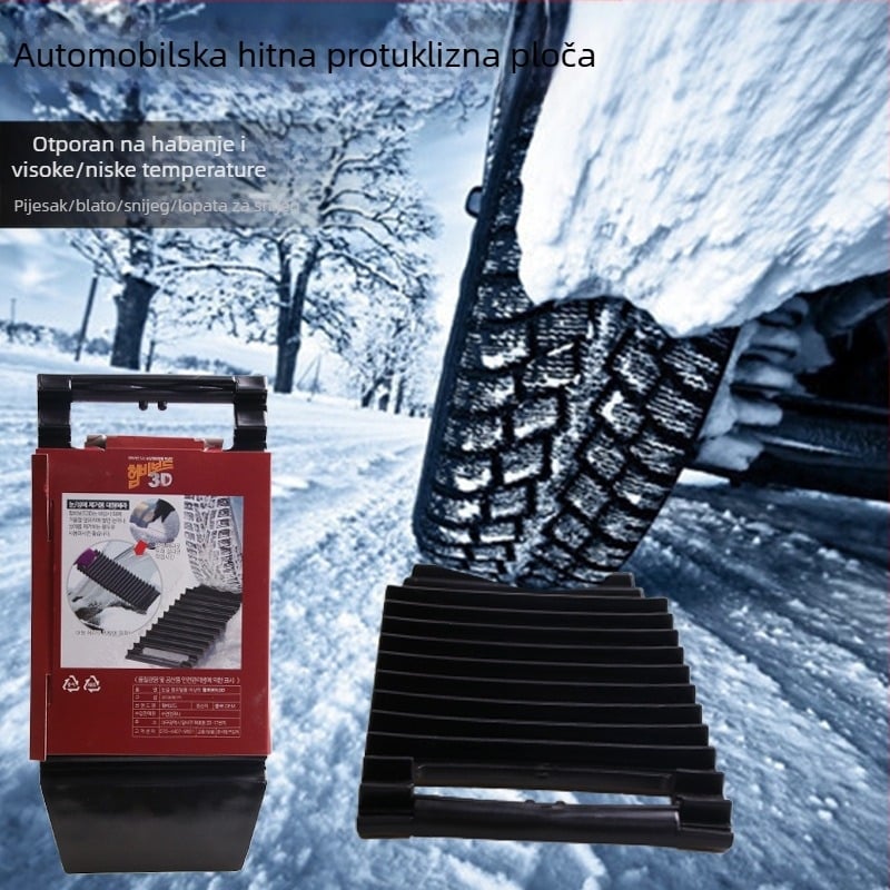 Protuklizna podloga za automobilske gume, protuklizna podloga, daska za samospašavanje, daska za bijeg u slučaju nužde, lopata za snijeg R-1516