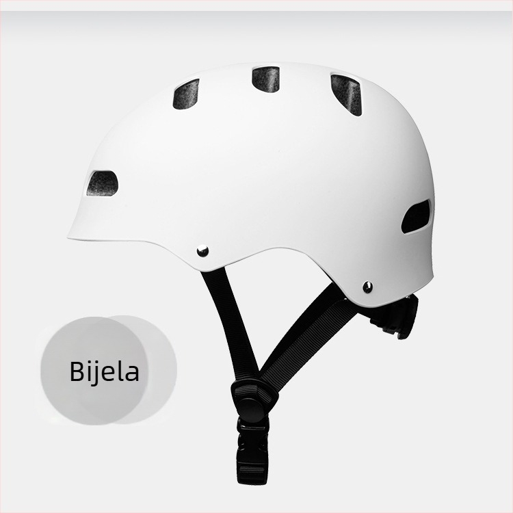 Dječja kaciga za role, skateboard, kaciga za cvijet šljive, biciklistička kaciga za dječake i djevojčice, podesiva glava i rep, certificirana kaciga