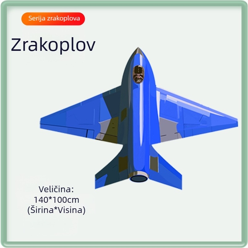 Novi zrakoplovni zmaj za djecu, odrasle, početnike, Weifang, visokokvalitetni povjetarac, jednostavno letenje sa zmajem Line Fighter
