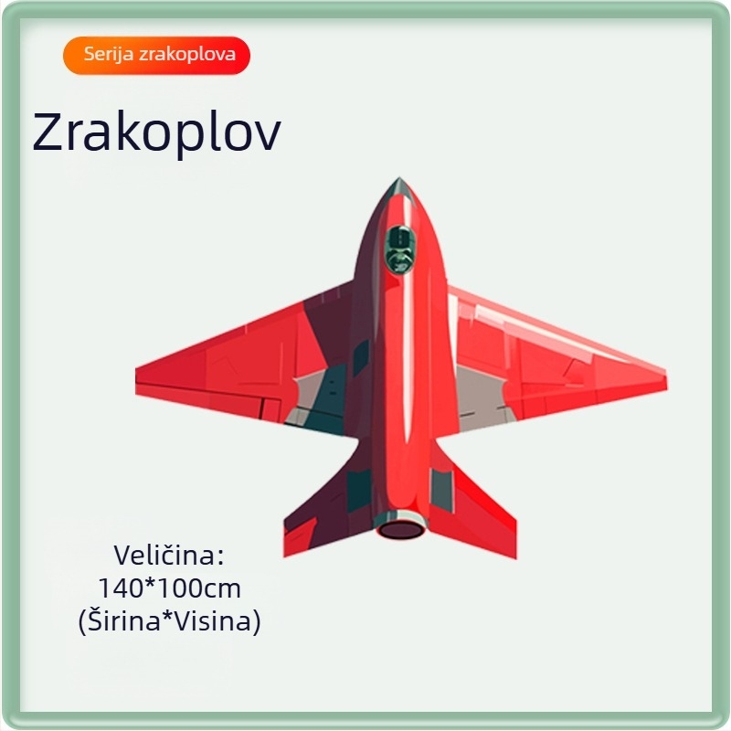 Novi zrakoplovni zmaj za djecu, odrasle, početnike, Weifang, visokokvalitetni povjetarac, jednostavno letenje sa zmajem Line Fighter