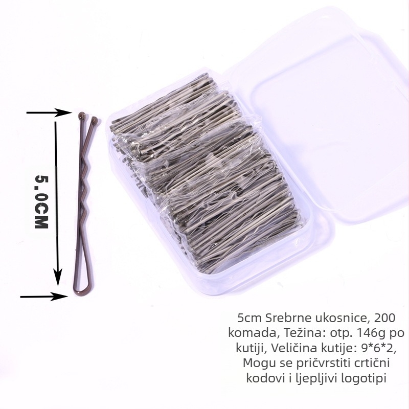 Vruća crna kopča za kosu s riječima, zlatna kopča za kosu, okrugla kopča za kosu, pokrivalo za glavu, disk za kosu, kopča za kosu u kutiji