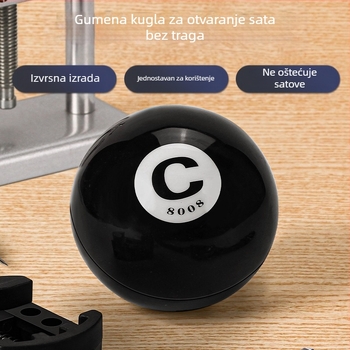 Alat za popravak satova, otvarač poklopca sata, odvrnite stražnji poklopac za zamjenu utora za bateriju, stražnji poklopac ne šteti napuhavajućoj lopti stražnjeg poklopca sata