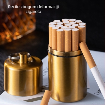 YF815 prijenosni viseći prsten od metala, otporan na vlagu, limenka za cigarete, zatvorena kutija za cigarete, tvornica prekogranične veleprodaje, limenka čaja