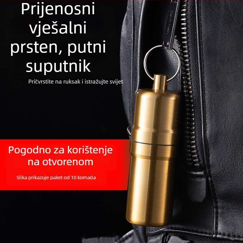 YF815 prijenosni viseći prsten od metala, otporan na vlagu, limenka za cigarete, zatvorena kutija za cigarete, tvornica prekogranične veleprodaje, limenka čaja