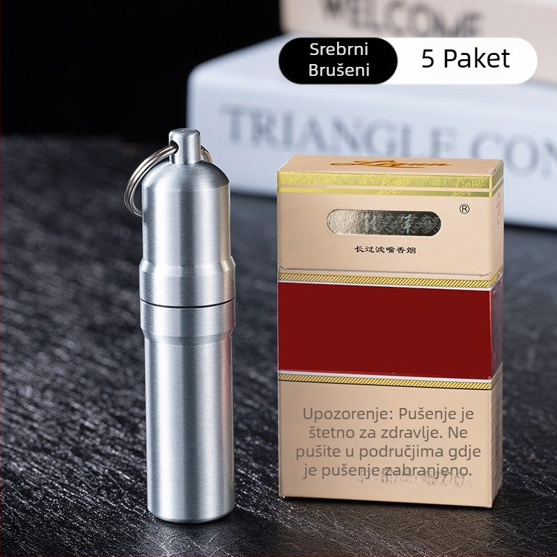 YF815 prijenosni viseći prsten od metala, otporan na vlagu, limenka za cigarete, zatvorena kutija za cigarete, tvornica prekogranične veleprodaje, limenka čaja