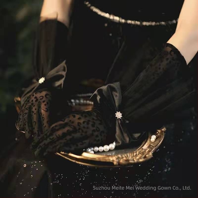 Nove crne rukavice za vjenčanicu kratke vjenčane crvene rukavice za vjenčanje čipkaste ženske bijele rukavice