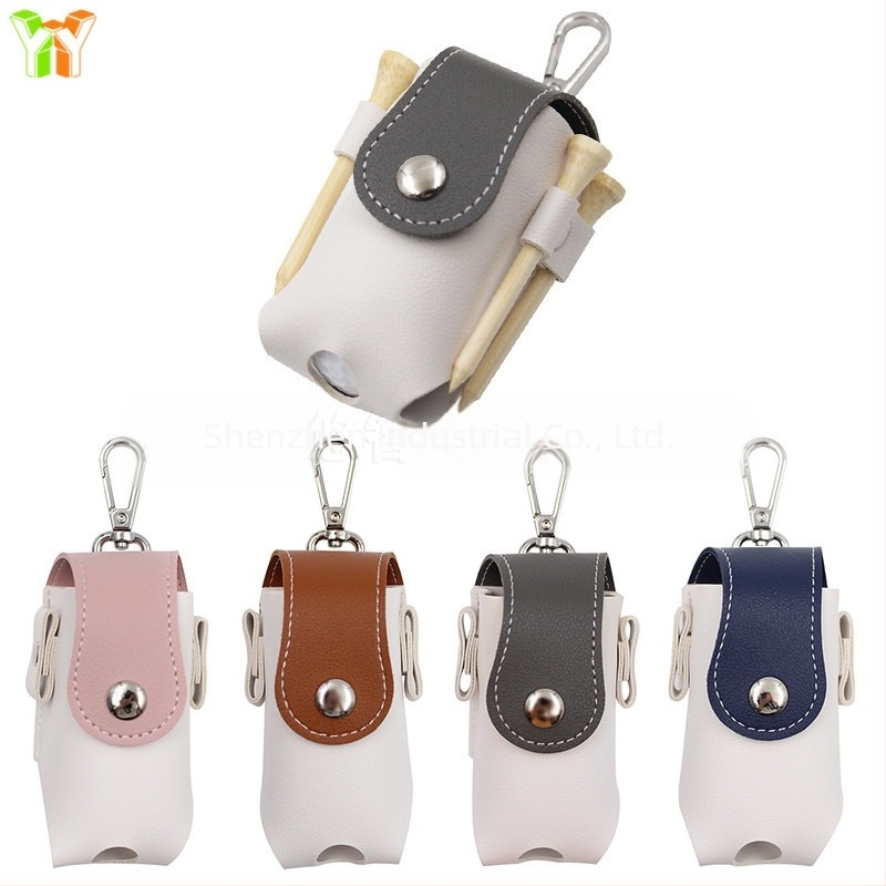 Japanske i korejske torbe za golf s obojenim bojama, kozmetičke torbice za loptice za golf, 2 bodlje za loptice, privjesci za ključeve, sportske torbice za struk