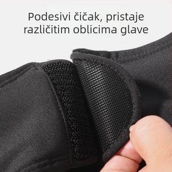 Zimske zvučno izolirane tople štitnike za uši, podesive, s čičkom i flisom, za skijanje, sportsku zaštitu za uši, traku za kosu za muškarce i žene, za jahanje na otvorenom