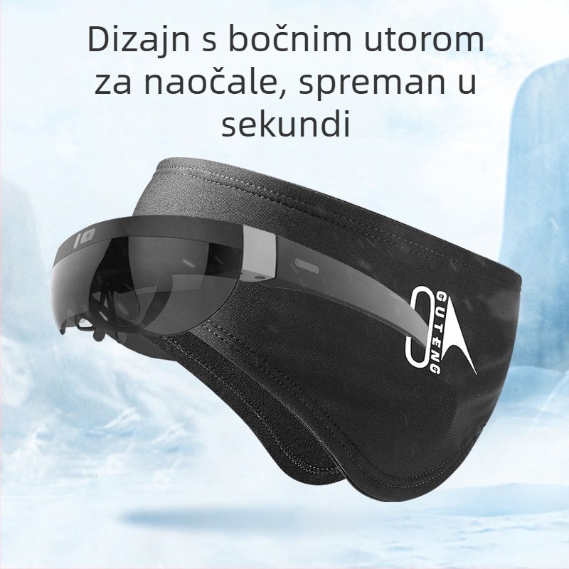 Zimske zvučno izolirane tople štitnike za uši, podesive, s čičkom i flisom, za skijanje, sportsku zaštitu za uši, traku za kosu za muškarce i žene, za jahanje na otvorenom