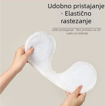 Zimske biciklističke tople i antifrizirajuće plišane štitnike za uši za muškarce i žene, istog stila, nošene