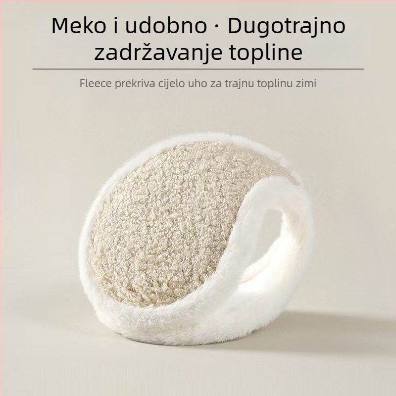 Zimske biciklističke tople i antifrizirajuće plišane štitnike za uši za muškarce i žene, istog stila, nošene