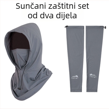 Maska za sunčanje za muškarce, anti-ultraljubičasta zaštita vrata, ljetni šešir za vanjsku vožnju, jahanje, ribolov, branje čaja, za sunčanje za žene, rukav s kremom za sunčanje