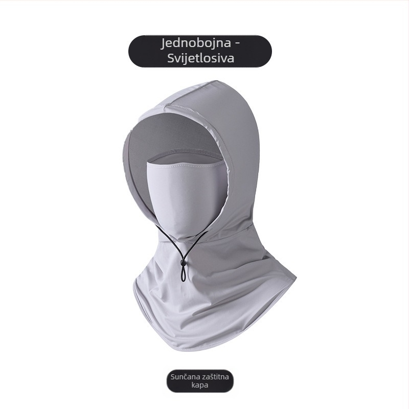 Maska za sunčanje za muškarce, anti-ultraljubičasta zaštita vrata, ljetni šešir za vanjsku vožnju, jahanje, ribolov, branje čaja, za sunčanje za žene, rukav s kremom za sunčanje