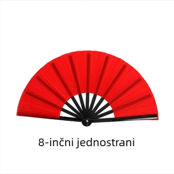 Izravna prodaja iz tvornice, 8 inča, crni koštani jednostrani dvostrani ventilator za borilačke vještine, dvostrani ventilator za djecu, ventilator za ples