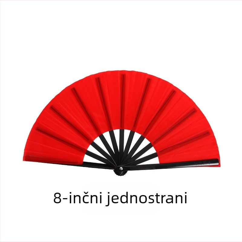 Izravna prodaja iz tvornice, 8 inča, crni koštani jednostrani dvostrani ventilator za borilačke vještine, dvostrani ventilator za djecu, ventilator za ples