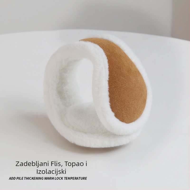 Zimski ženski štitnici za uši, topli za jahanje, protiv smrzavanja, plišani slatki štitnici za uši za studente, zimski štitnici za uši, torba za zaštitu ušiju