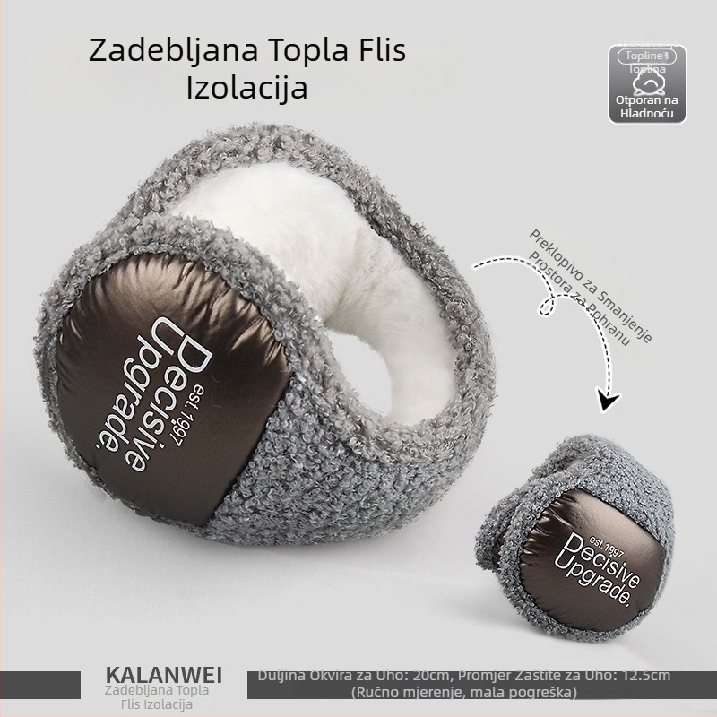 Zimski ženski štitnici za uši, topli za jahanje, protiv smrzavanja, plišani slatki štitnici za uši za studente, zimski štitnici za uši, torba za zaštitu ušiju